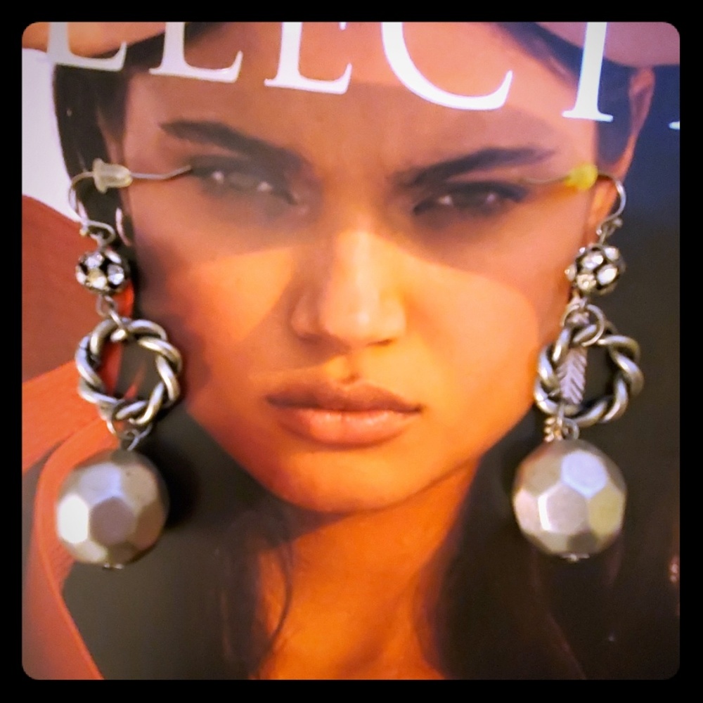 Statement boutique earrings with a vintage vibe